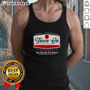 Top Truck Chauffeur Hard Changers Firefighting tank top featuring bold graphics, perfect for firefighting enthusiasts.