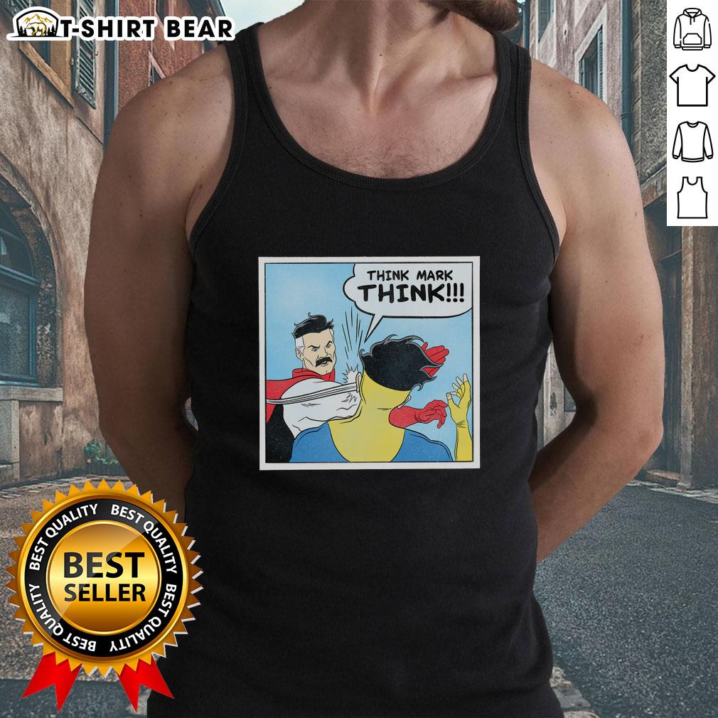 Good Think Mark Think meme tank top featuring a humorous design for meme lovers and fans of internet culture.