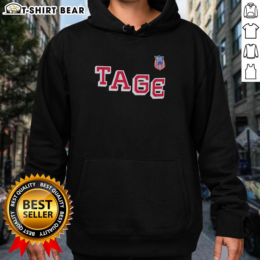 Nice Tage USA Buffalo Sabres hockey hoodie featuring bold team colors and logo, perfect for fans and casual wear.