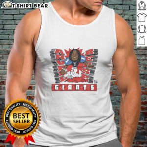 Stylish New York Giants Arvell Reese tank top featuring team colors and logo, perfect for game day wear.