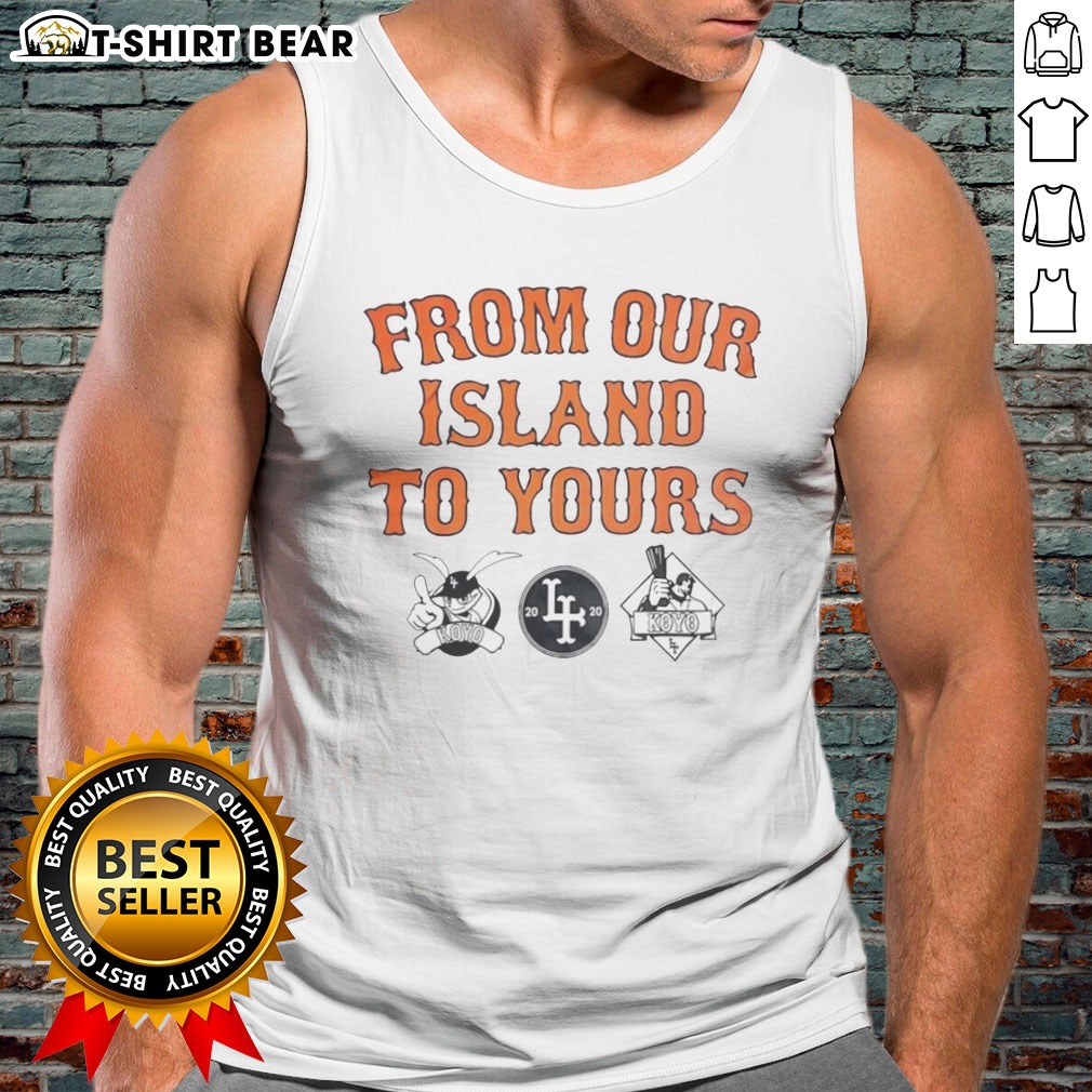 Awesome Los Angeles Dodgers From Our Island To Yours Hoodie Shirt on Tank Top Awesome Los Angeles Dodgers From Our Island To Yours Hoodie Shirt shown as a tank top preview