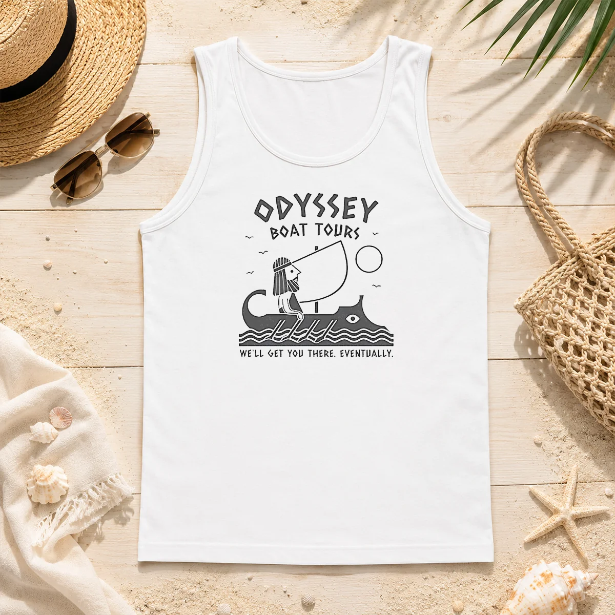 Awesome Odysseus Odyssey Boat Tours We Will Get You There Eventually Tank Top Awesome Odysseus Odyssey Boat Tours We Will Get You There Eventually Tank Top
