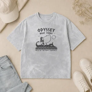 Awesome Odysseus Odyssey Boat Tours We Will Get You There Eventually Washed T-Shirt