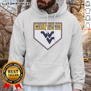 Awesome West Virginia Baseball Mountaineers Home Plate Logo Hoodie on hoodie