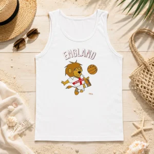Awesome World Cup Willie England 1966 Soccer Mascot Mascot England Tank Top