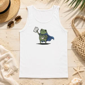 Funny Doctor Frog We Chart At Dawn Medical Professional Nursing Tank Top