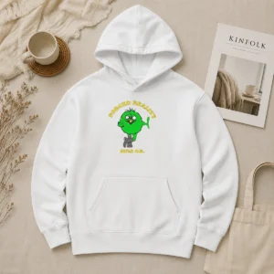 Funny Forced Reality Rule OK Green Monster Middle Finger Hoodie