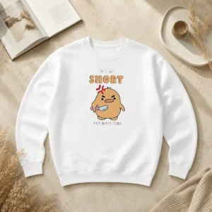 Good Angry Chick Call Me Short One More Time Kawaii Sweater