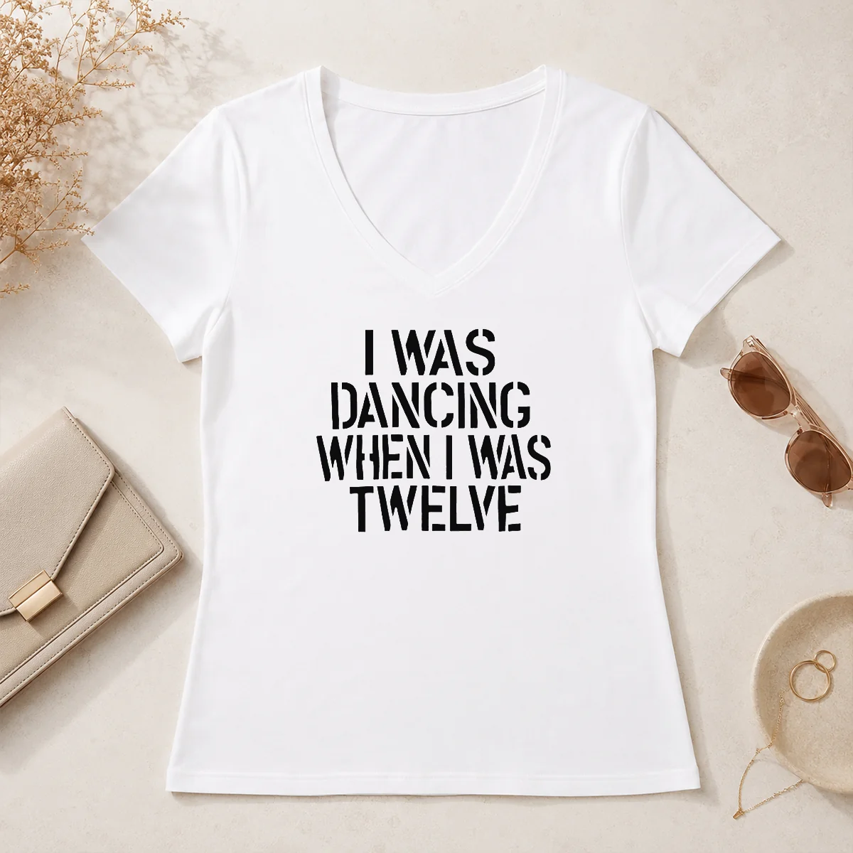 Good I Was Dancing When I V-Neck Shirt Good I Was Dancing When I V-Neck Shirt
