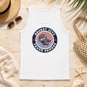 Good Rocket City Trash Pandas Baseball Team Mascot Logo Rocket City Trash Pandas Tank Top