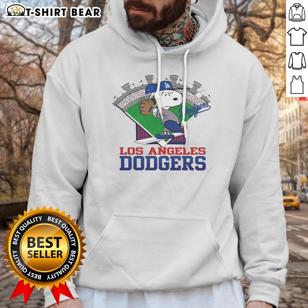 Good Snoopy Los Angeles Dodgers MLB Stadium Hoodie Shirt on Hoodie Good Snoopy Los Angeles Dodgers MLB Stadium Hoodie Shirt shown as a hoodie preview