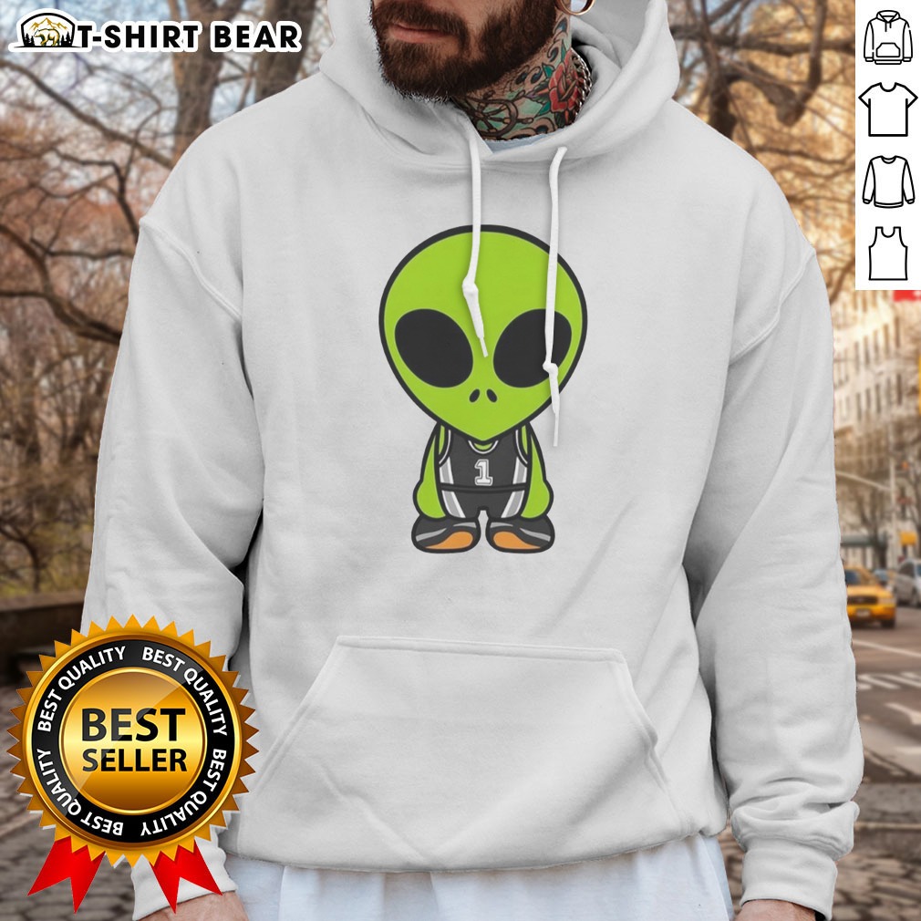 Good The Alien Victor Wembanyama Cartoon Hoodie Shirt on Hoodie Good The Alien Victor Wembanyama Cartoon Hoodie Shirt shown as a hoodie preview