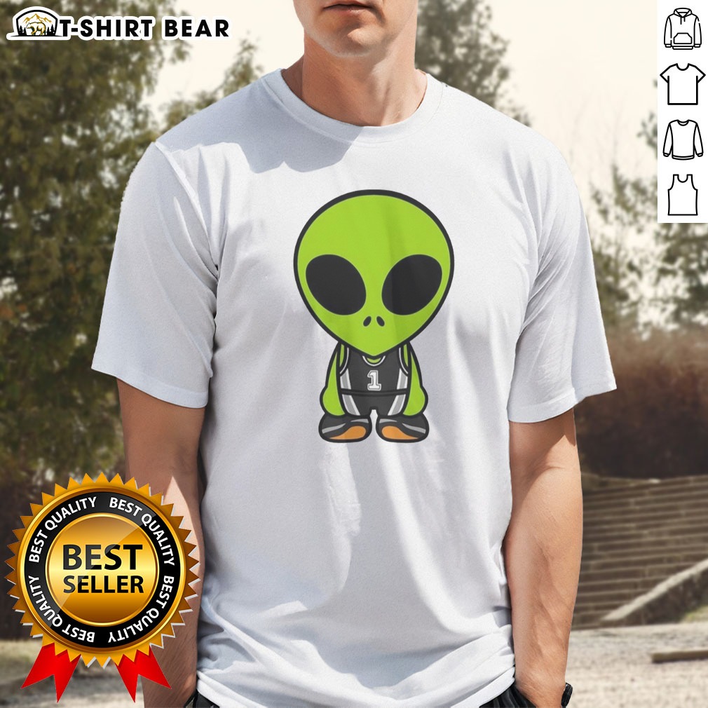 Good The Alien Victor Wembanyama Cartoon Hoodie Shirt on Classic Shirt Good The Alien Victor Wembanyama Cartoon Hoodie Shirt shown as a classic shirt preview