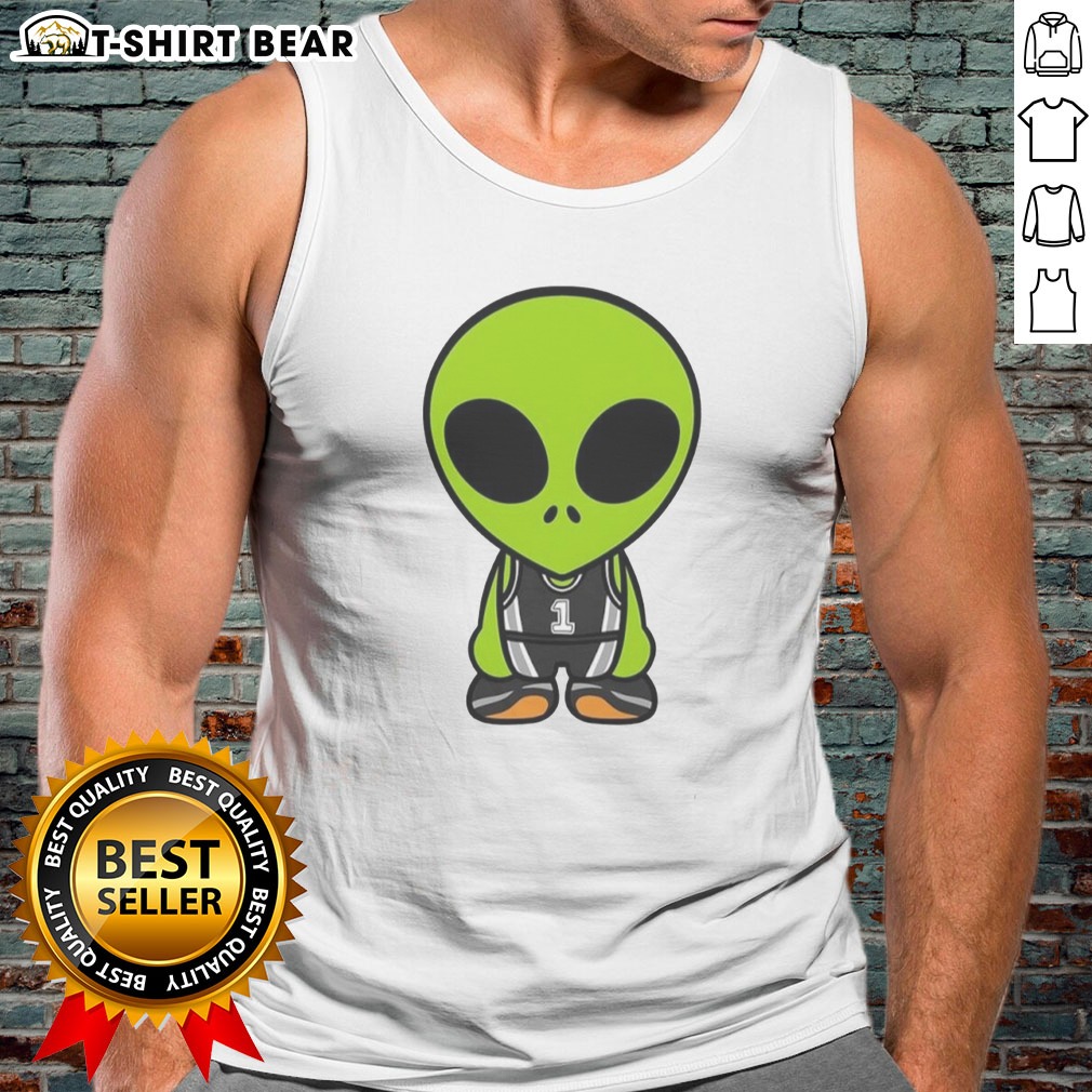 Good The Alien Victor Wembanyama Cartoon Hoodie Shirt on Tank Top Good The Alien Victor Wembanyama Cartoon Hoodie Shirt shown as a tank top preview