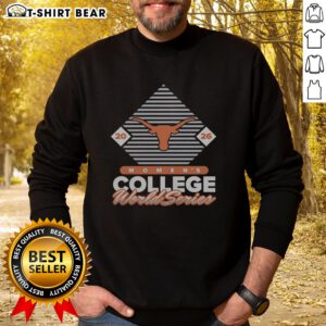 Hot Texas Longhorns 2026 NCAA College World Series Women's College World Series Sweatshirt featuring team colors and logo