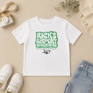 Hot Tom Petty Rick'S Airport Recorders The Best Round Kids T-Shirt