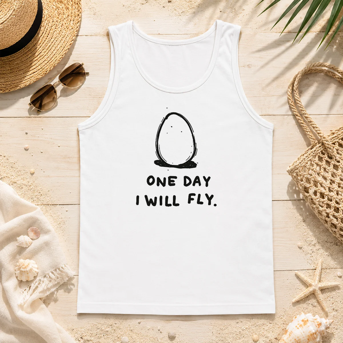 Nice One Day I Will Fly Tank Top Nice One Day I Will Fly Tank Top