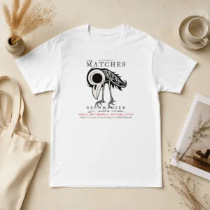 Nice The Matches Decomposer 20 Years Later Band Tour t shirt in black with vintage tour graphic
