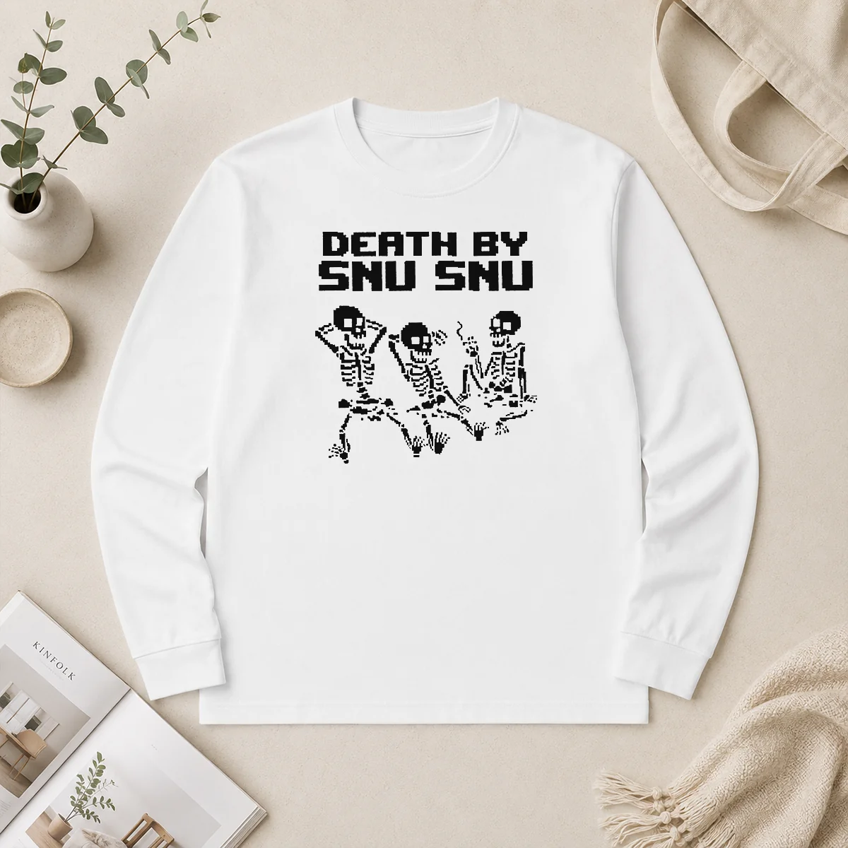 Official Death By Snu Snu Long Sleeve Shirt Official Death By Snu Snu Long Sleeve Shirt