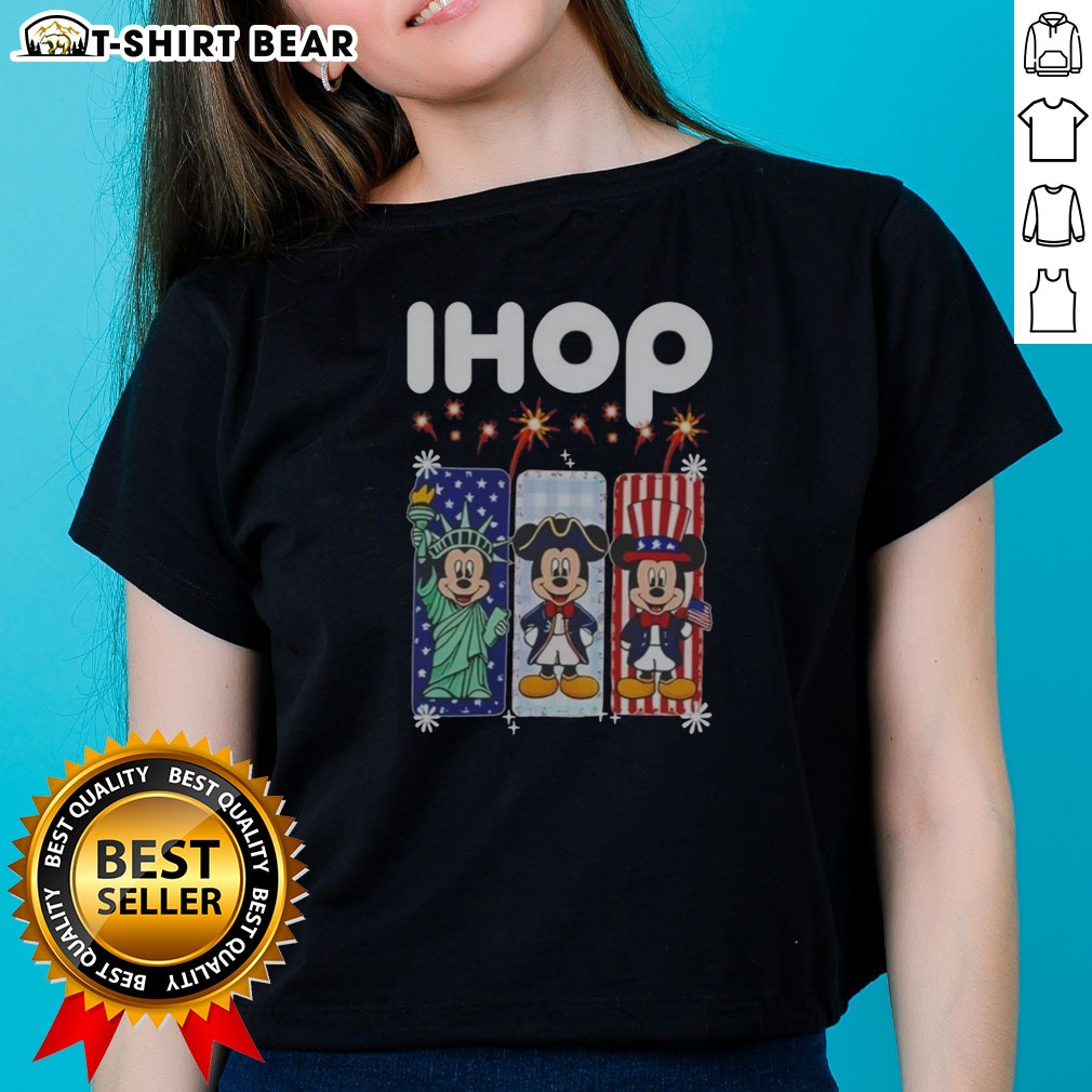 Official Ihop Mickey Mouse Statue Of Liberty Patriot Independence Day Shirt on Ladies Shirt Official Ihop Mickey Mouse Statue Of Liberty Patriot Independence Day Shirt shown as a ladies shirt preview
