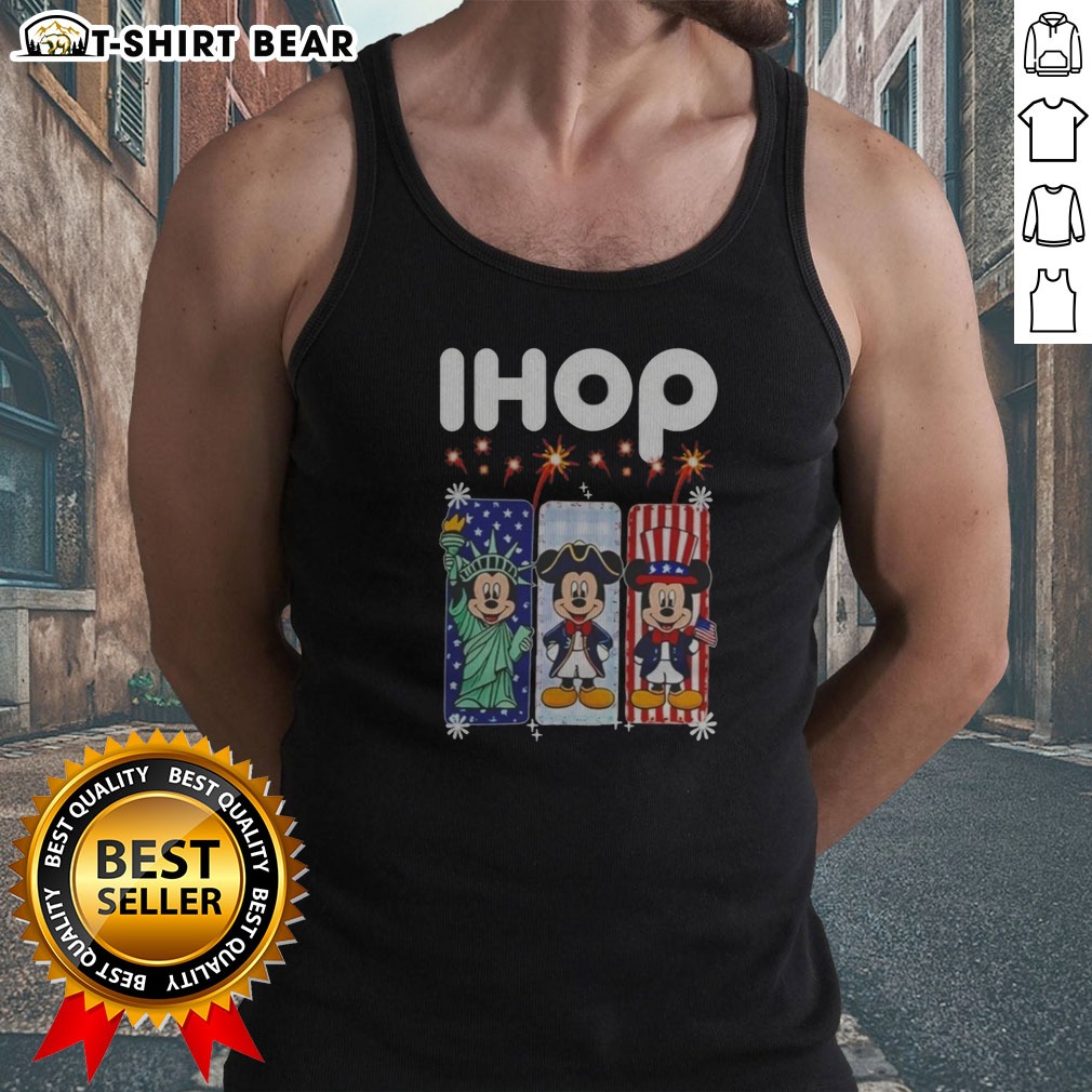 Official Ihop Mickey Mouse Statue Of Liberty Patriot Independence Day Shirt on Tank Top Official Ihop Mickey Mouse Statue Of Liberty Patriot Independence Day Shirt shown as a tank top preview