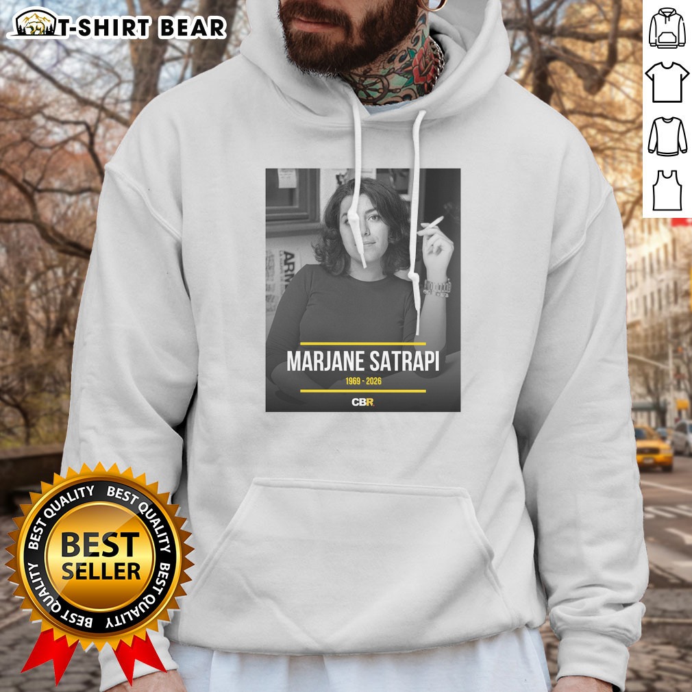 Official Marjane Satrapi French Iranian Artist Author And Filmmaker Dies At 56 Memorial Tribute Hoodie Shirt on Hoodie Official Marjane Satrapi French Iranian Artist Author And Filmmaker Dies At 56 Memorial Tribute Hoodie Shirt shown as a hoodie preview