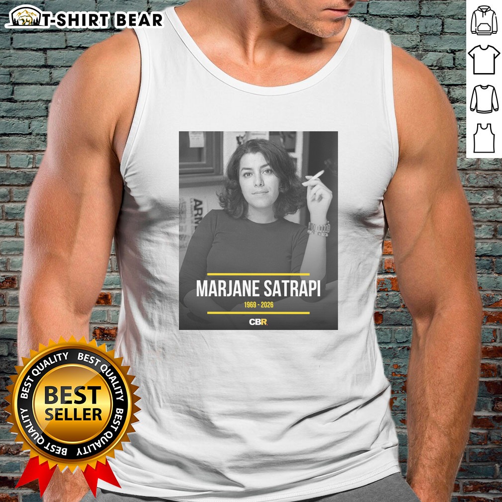 Official Marjane Satrapi French Iranian Artist Author And Filmmaker Dies At 56 Memorial Tribute Hoodie Shirt on Tank Top Official Marjane Satrapi French Iranian Artist Author And Filmmaker Dies At 56 Memorial Tribute Hoodie Shirt shown as a tank top preview