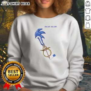 Official The Hedgehog Keyblade Blue Blur Design Sweatshirt