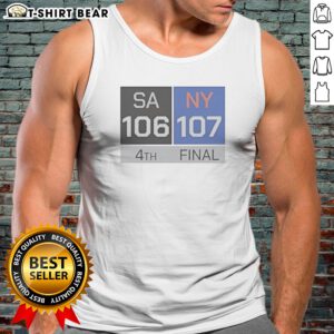 Official Top San Antonio Spurs Vs New York Knicks Final Score Tank Top