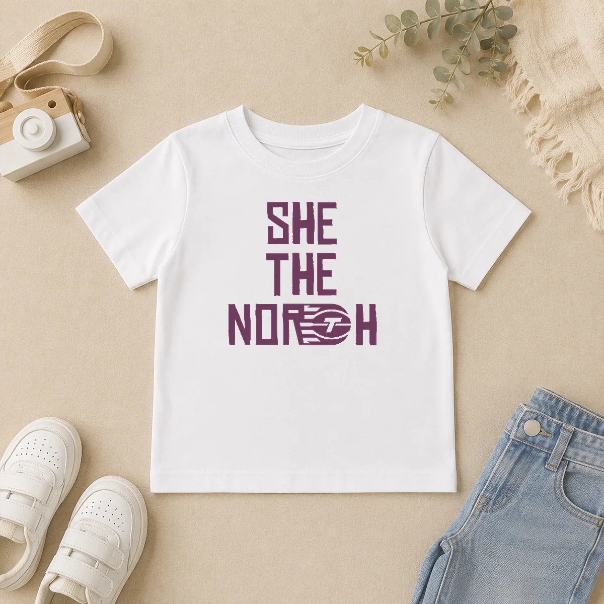 Official Toronto Tempo She The North Kids T Shirt Official Toronto Tempo She The North Kids T-Shirt