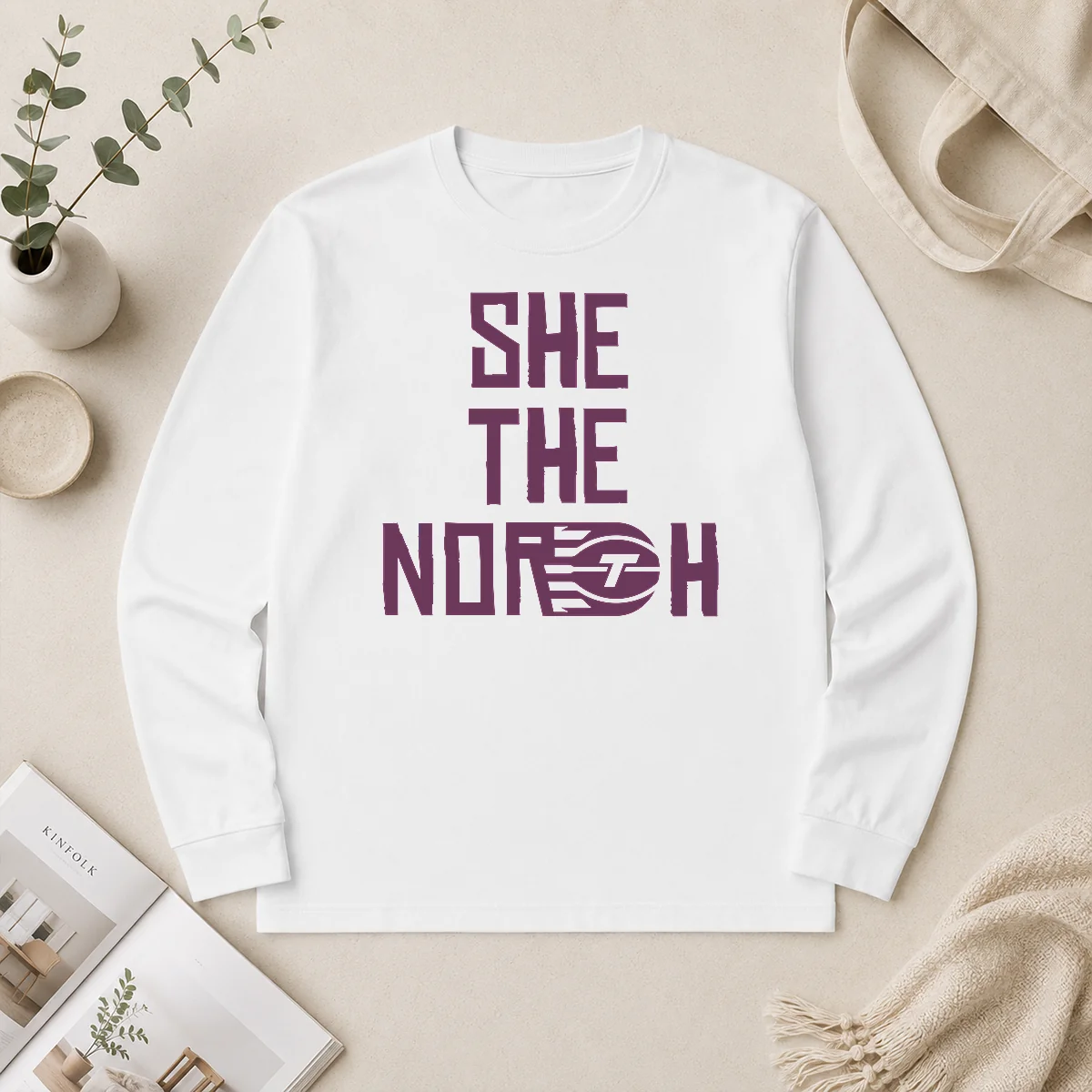 Official Toronto Tempo She The North Long Sleeve Shirt Official Toronto Tempo She The North Long Sleeve Shirt