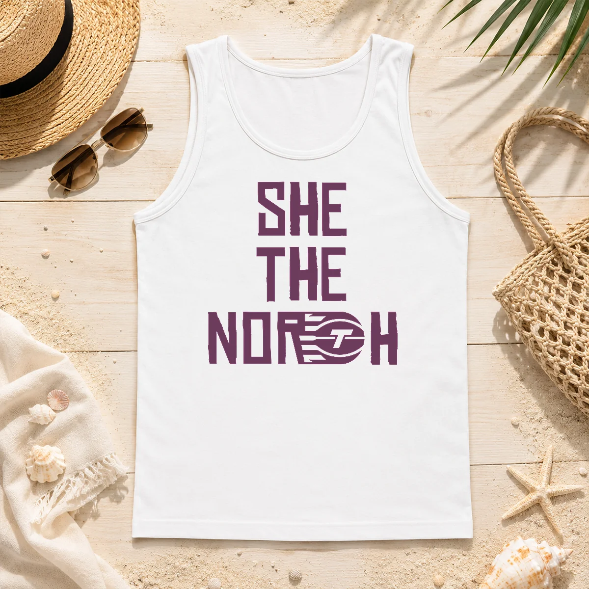 Official Toronto Tempo She The North Tank Top Official Toronto Tempo She The North Tank Top