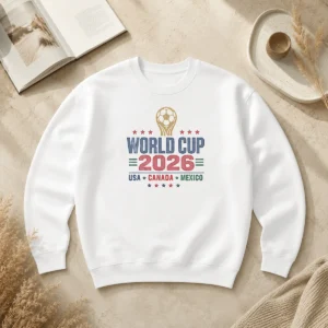 Official Vintage 2026 World Cup USA Canada Mexico Soccer Sweater