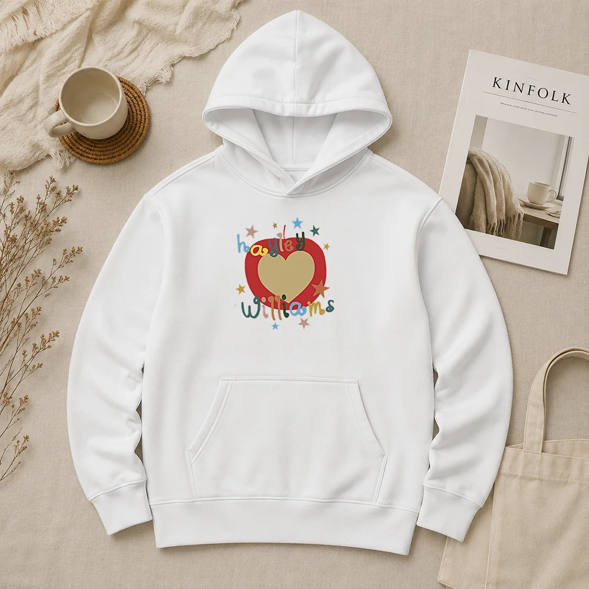 Official Williams Apple Heart Star Pop Hoodie Official Williams Apple Heart Star Pop Hoodie