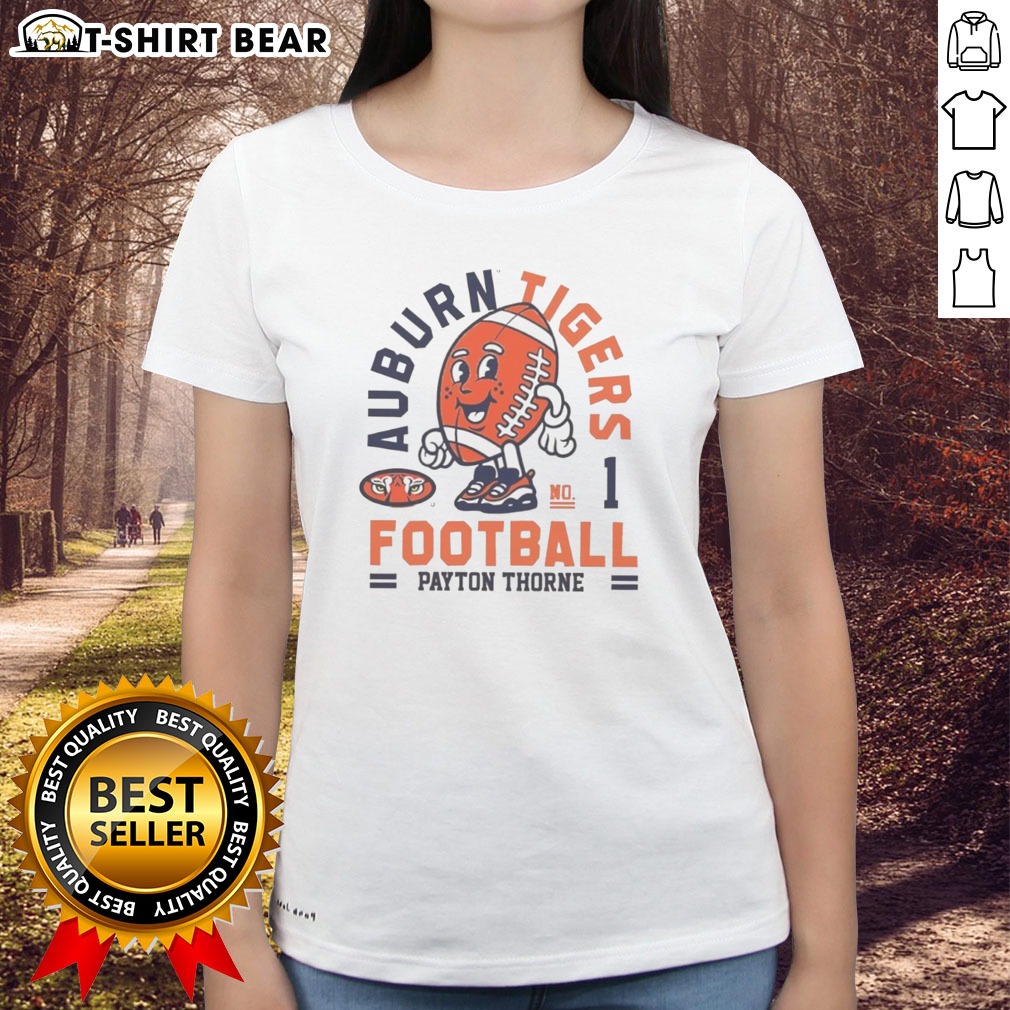 Original Payton Thorne Auburn Tigers Football No 1 Hoodie Shirt on Ladies Shirt Original Payton Thorne Auburn Tigers Football No 1 Hoodie Shirt shown as a ladies shirt preview