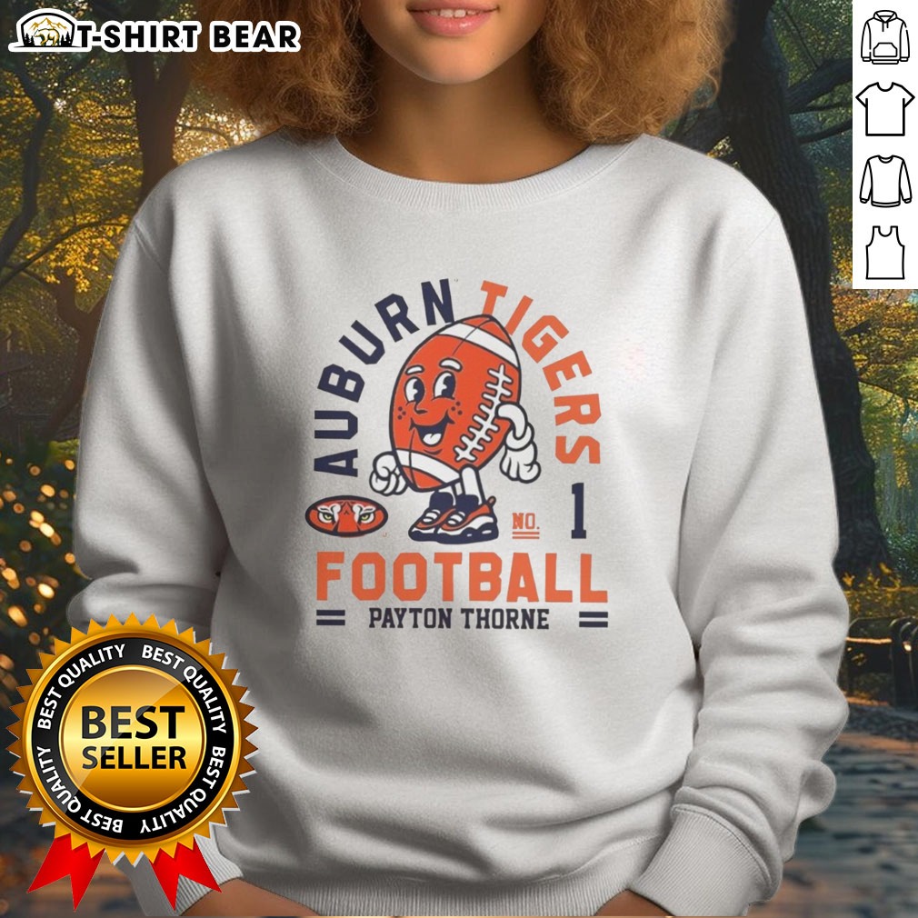 Original Payton Thorne Auburn Tigers Football No 1 Hoodie Shirt on Sweatshirt Original Payton Thorne Auburn Tigers Football No 1 Hoodie Shirt shown as a sweatshirt preview
