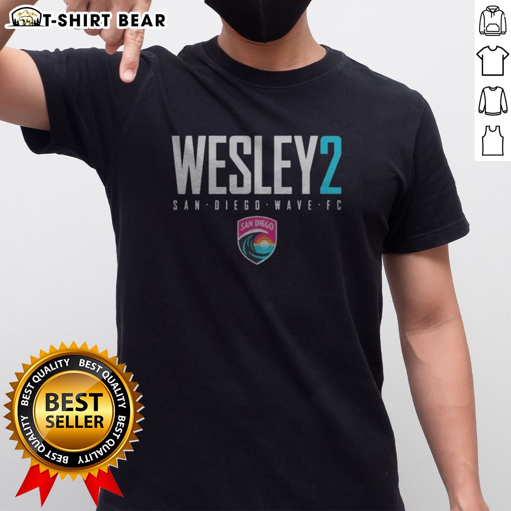 Original San Diego Wave FC Wesley 2 San Diego Wave FC Shirt on Classic Shirt Original San Diego Wave FC Wesley 2 San Diego Wave FC Shirt shown as a classic shirt preview