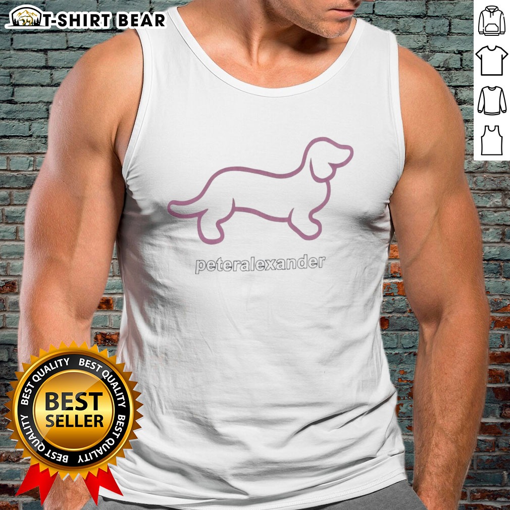 Original Sarocha Chankimha Peter Alexander Dachshund Hoodie Shirt on Tank Top Original Sarocha Chankimha Peter Alexander Dachshund Hoodie Shirt shown as a tank top preview