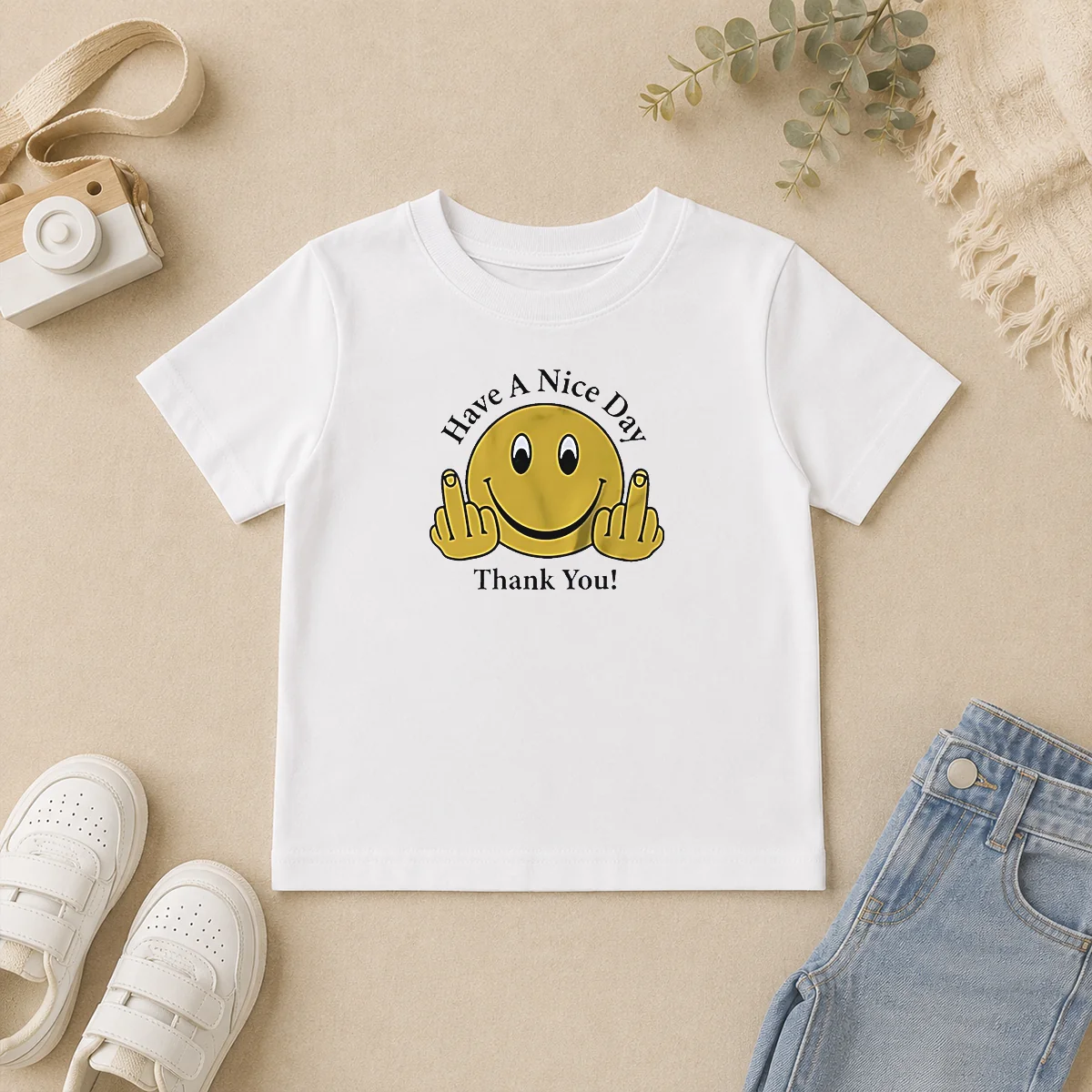 Original Smiley Face Have A Nice Day Thank You Kids T Shirt Original Smiley Face Have A Nice Day Thank You Kids T-Shirt