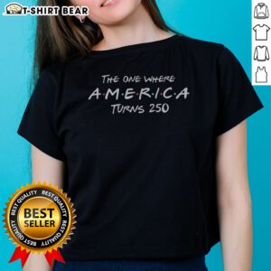 Original The One Where America Turns 250 Ladies Shirt - a soft, comfortable shirt perfect for celebrating America’s 250th anniversary.