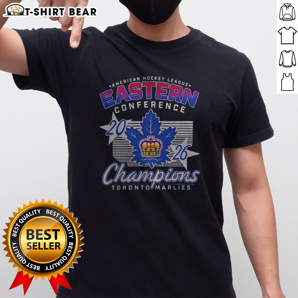 Original Toronto Marlies 2026 Eastern Conference Champions American Hockey League Shirt on Classic Shirt Original Toronto Marlies 2026 Eastern Conference Champions American Hockey League Shirt shown as a classic shirt preview