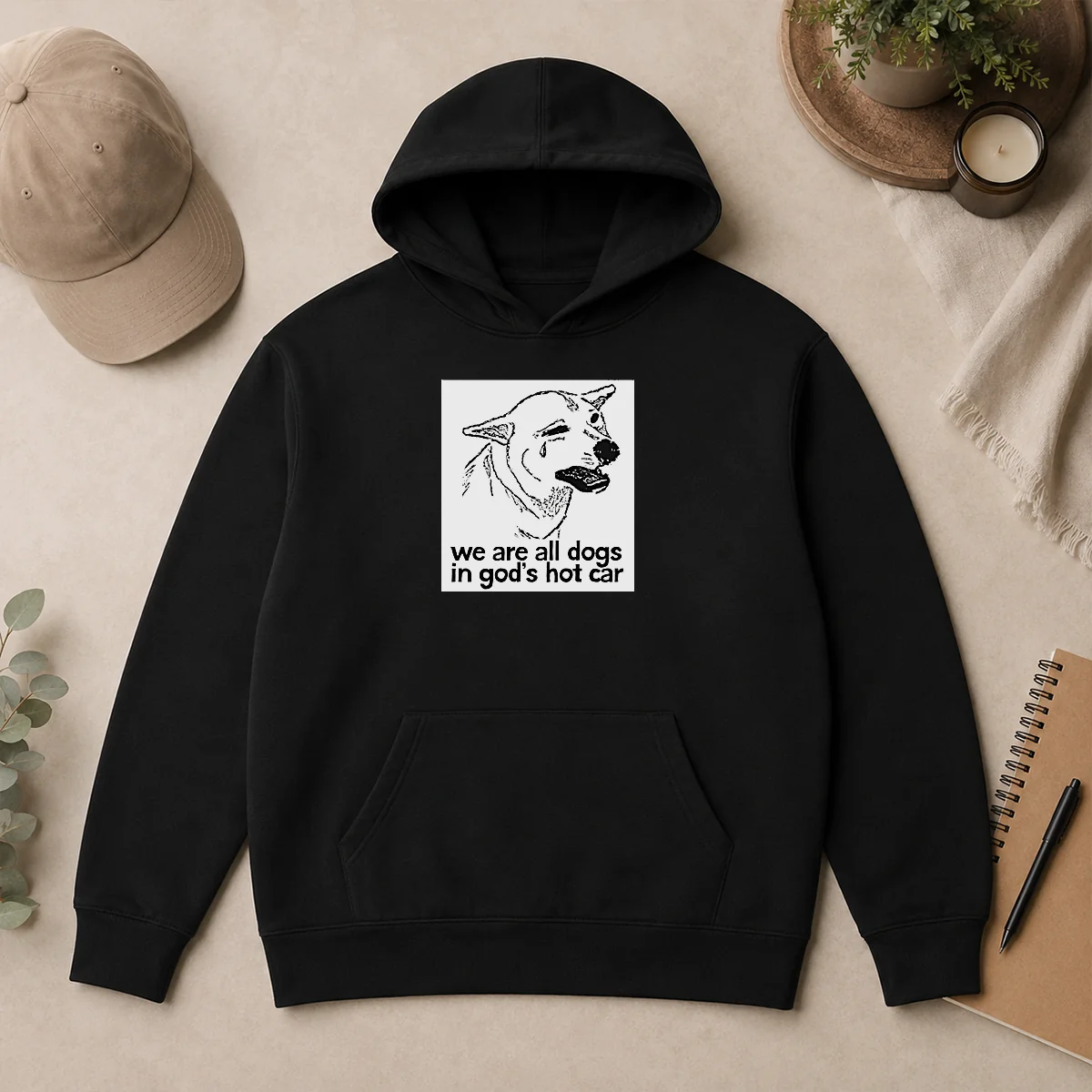 Original We Are All Dogs In Gods Hot Car Hoodie Original We Are All Dogs In Gods Hot Car Hoodie