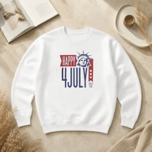 Premium Happy 4 July Statue Of Liberty United State Sweater