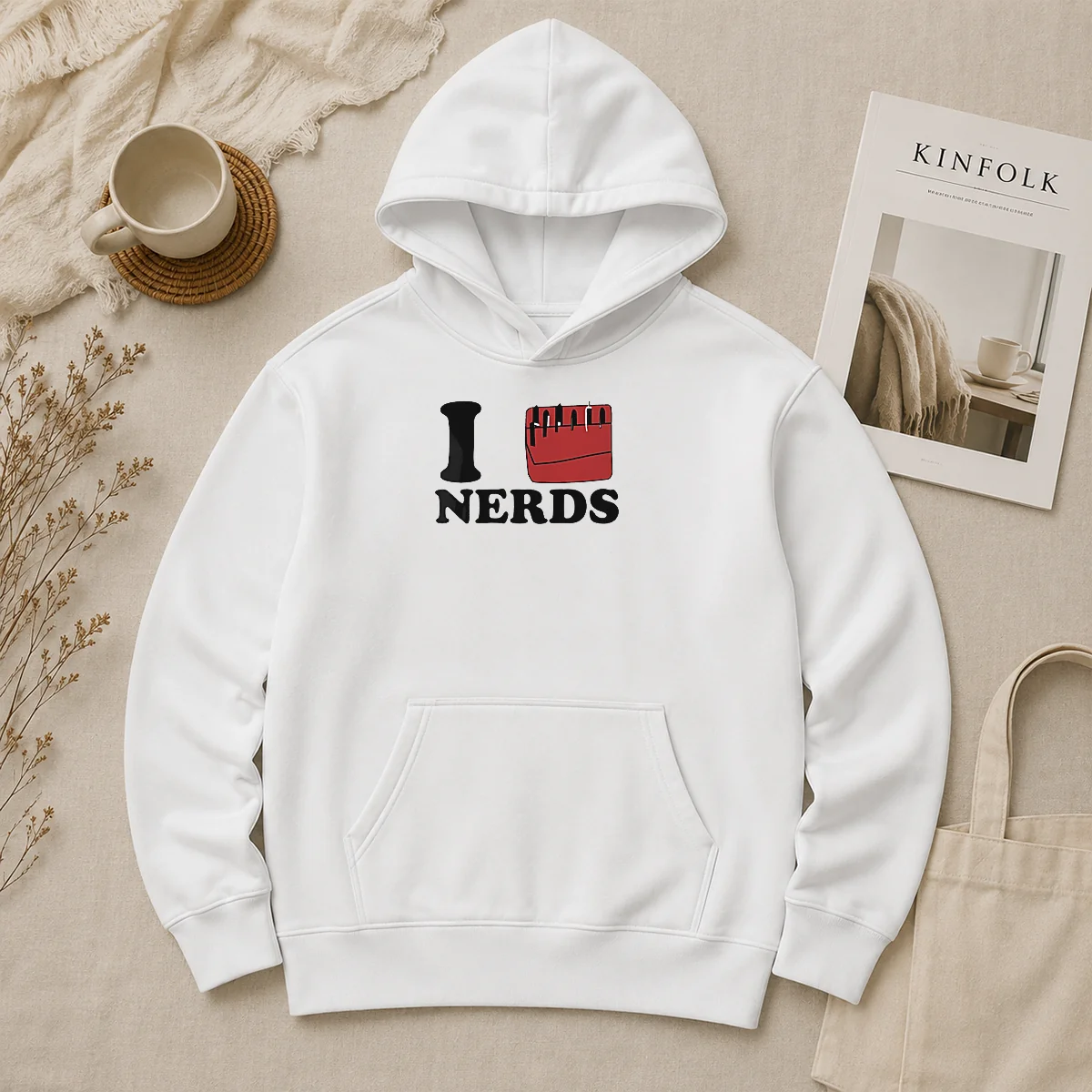 Premium I Love Nerds Pocket Protector Hoodie Premium I Love Nerds Pocket Protector Hoodie