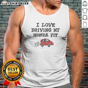 Premium Top Snoopy I Love Driving My Honda Fit Tank Top