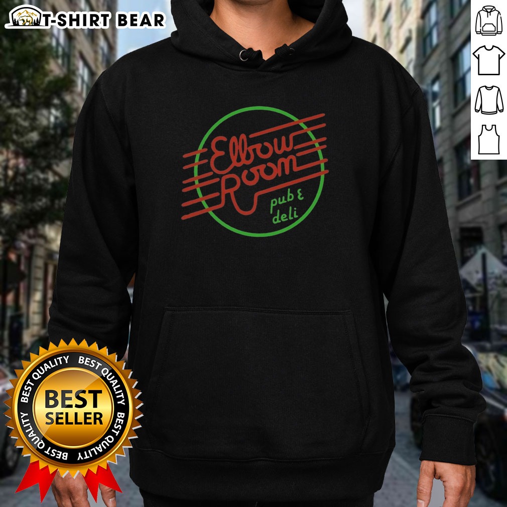 Pretty Elbow Room Pub And Deli Graphic Logo Shirt on Hoodie Pretty Elbow Room Pub And Deli Graphic Logo Shirt shown as a hoodie preview