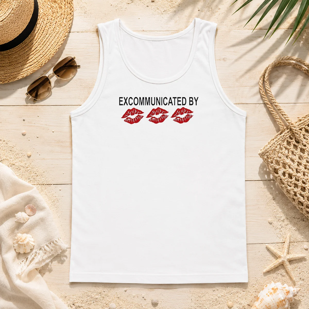 Pretty Excommunicated By Lips Tank Top Pretty Excommunicated By Lips Tank Top