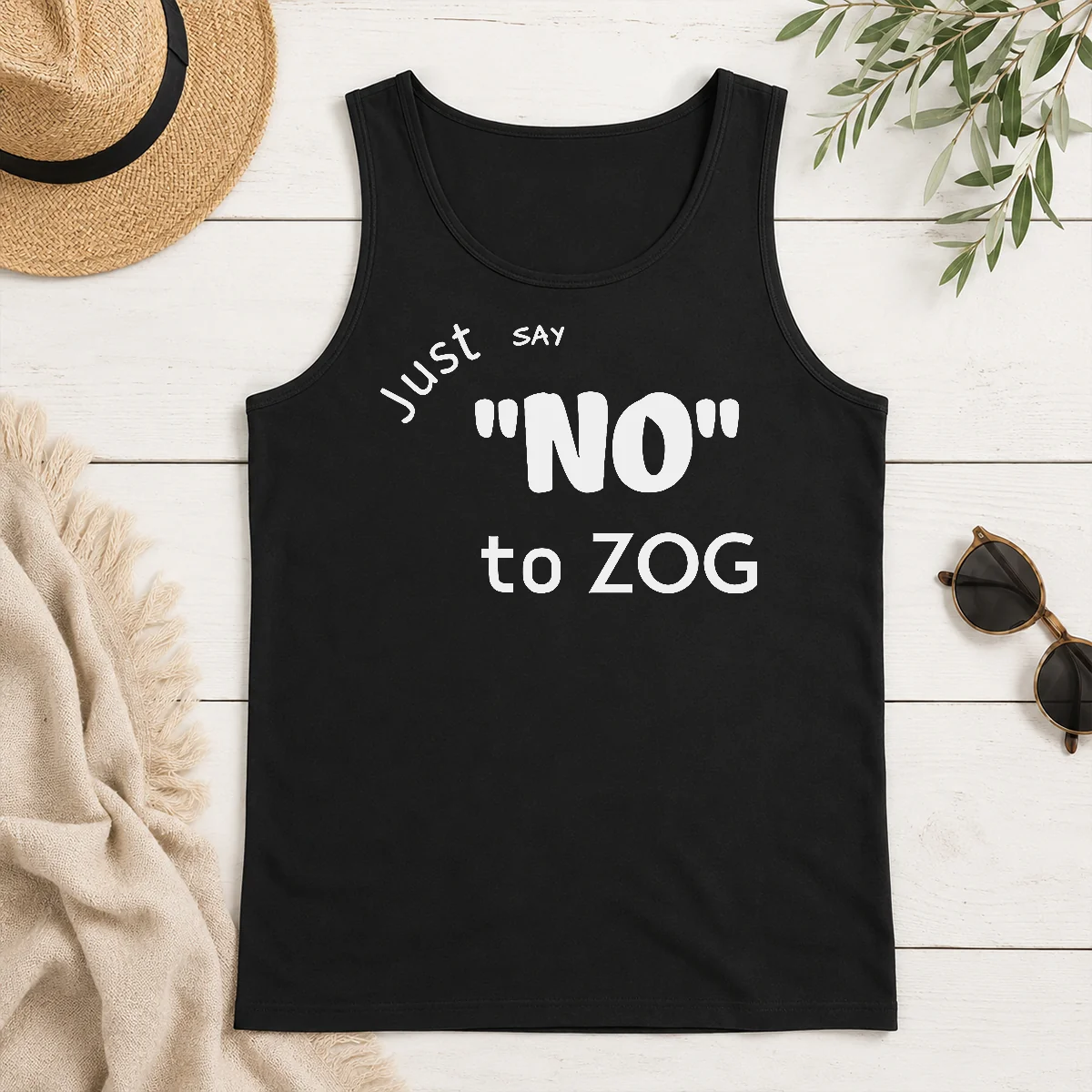 Pretty Randy Weaver Just Say No To Zog Tank Top Pretty Randy Weaver Just Say No To Zog Tank Top