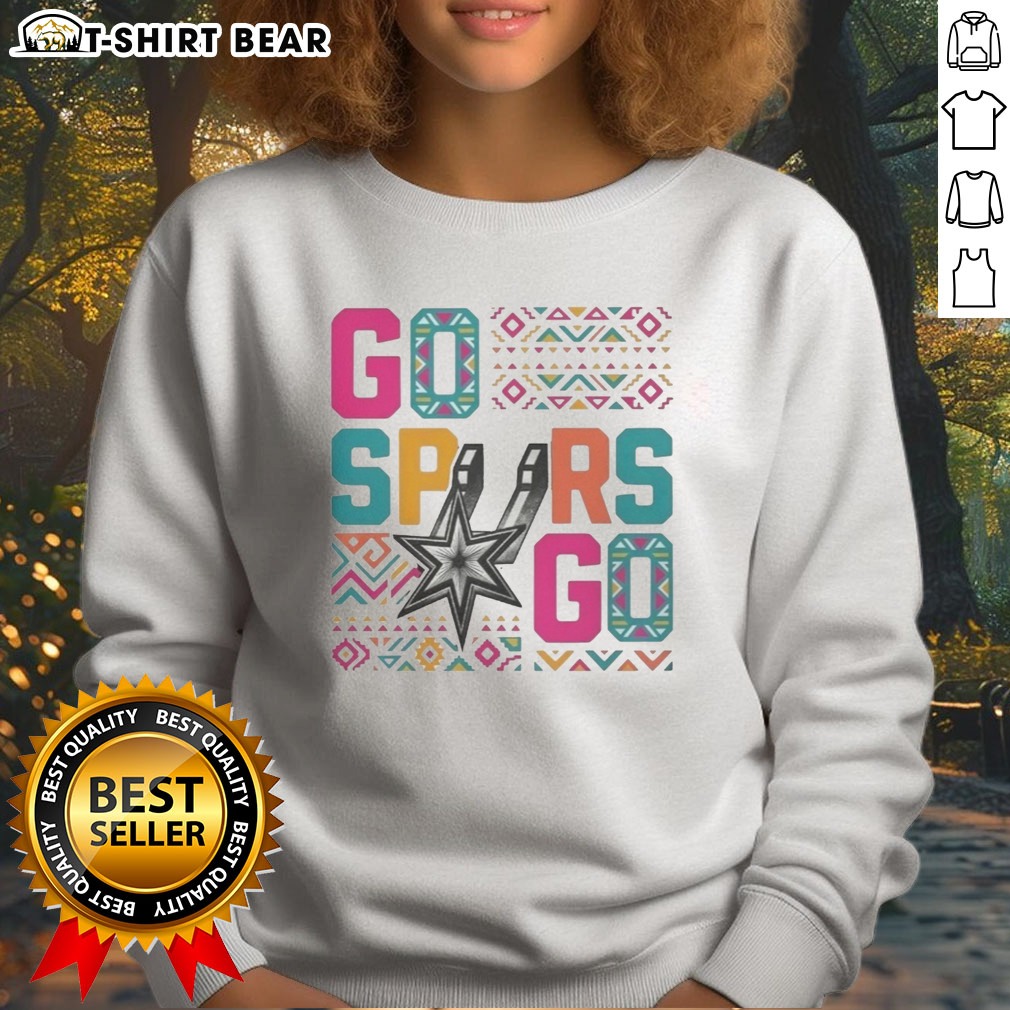 Pretty San Antonio Spurs Go Spurs Go Logo Basketball Team NBA Graphic Hoodie Shirt on Sweatshirt Pretty San Antonio Spurs Go Spurs Go Logo Basketball Team NBA Graphic Hoodie Shirt shown as a sweatshirt preview