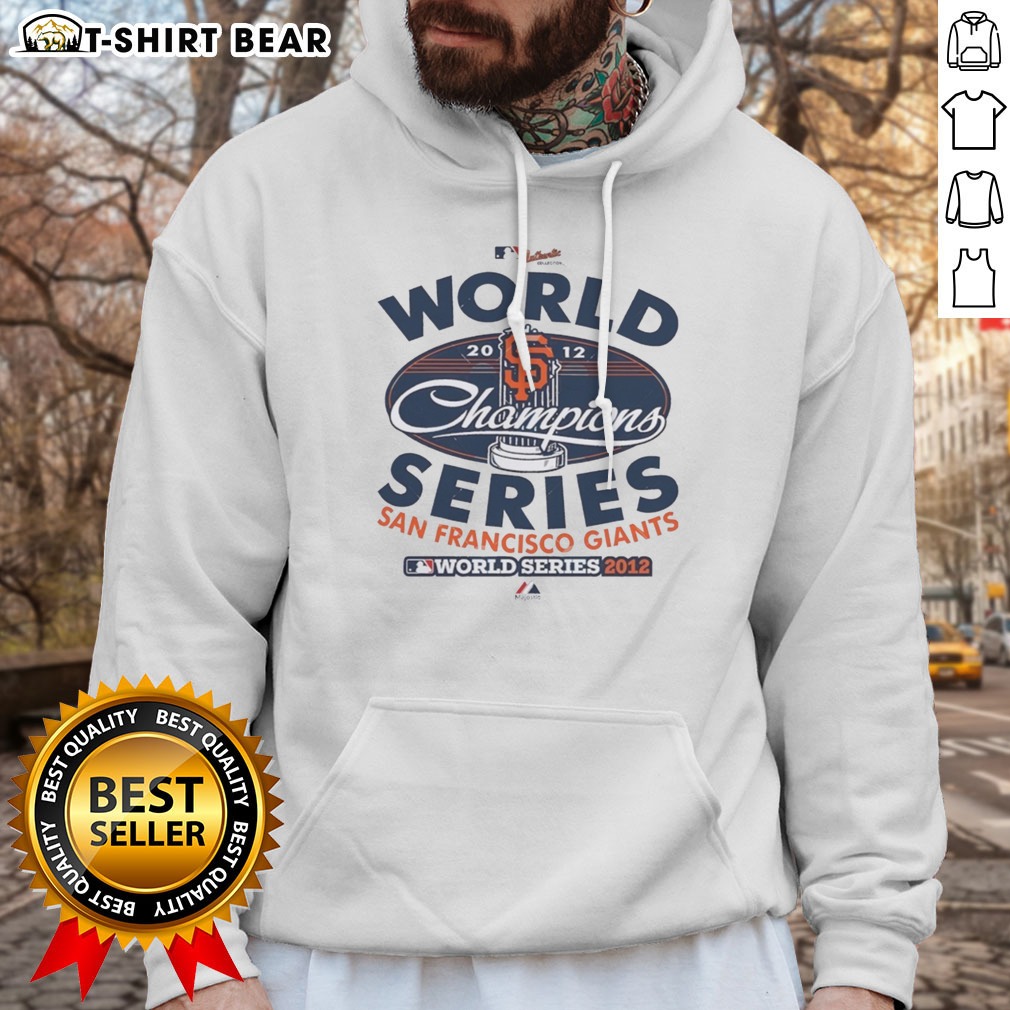 Pretty San Francisco Giants 2012 World Champions Series MLB Majestic Baseball Fan Hoodie Shirt on Hoodie Pretty San Francisco Giants 2012 World Champions Series MLB Majestic Baseball Fan Hoodie Shirt shown as a hoodie preview